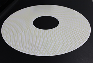 Polishing island diamond polishing pad