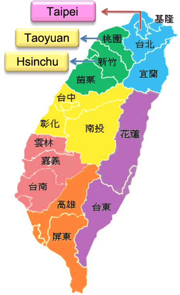 台湾地図